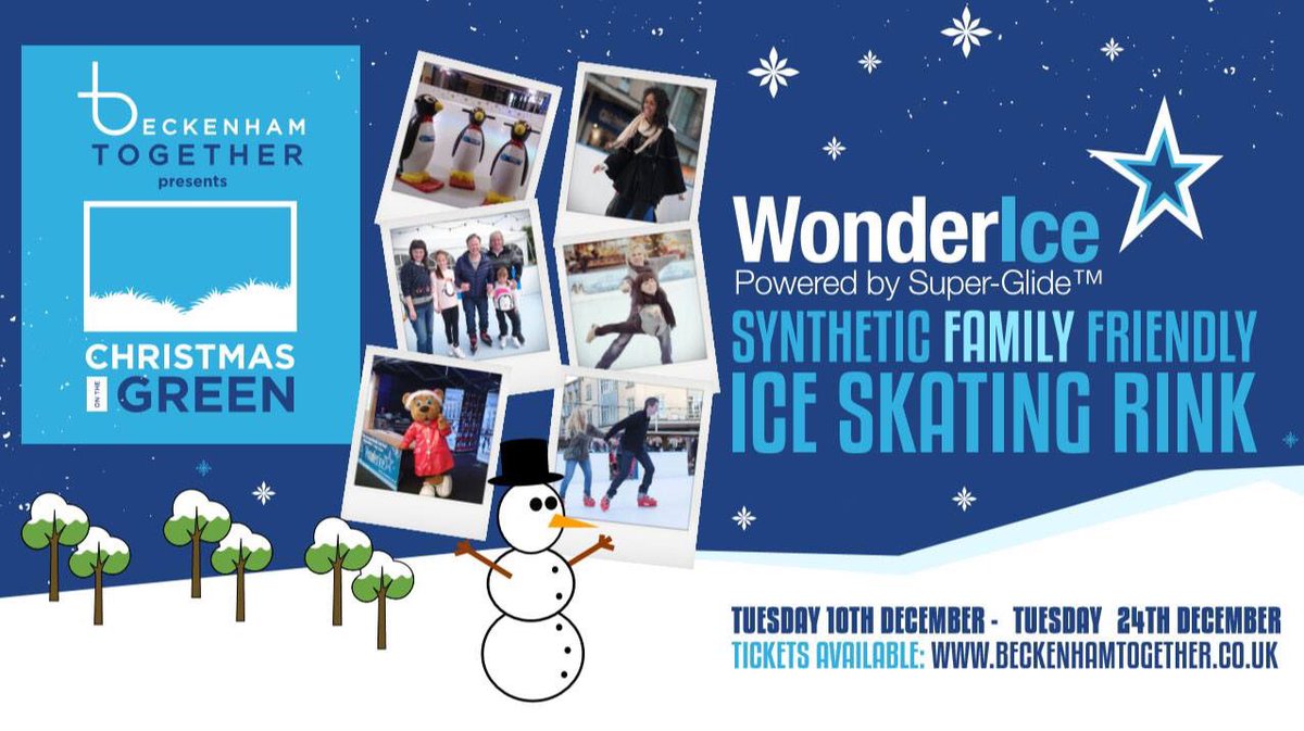 ❄️Ice skating ❄️ at Beckenham Palace, from 10th to 24th December 
Great fun for all ❄️ 

#beckenhampark #iceskating #fun 
#Christmas #ChristmasCountdown