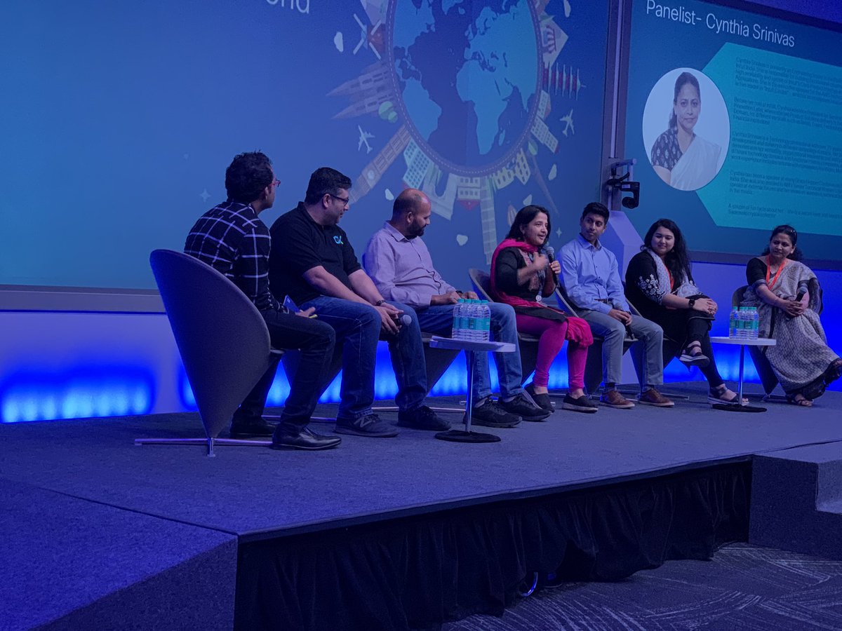 annupamtp's tweet photo. This amazing panel of leaders from across functions and across organizations sharing their views on the Future of the Connected World #Cisco #bridgetopossible https://t.co/knYKu8JXj9