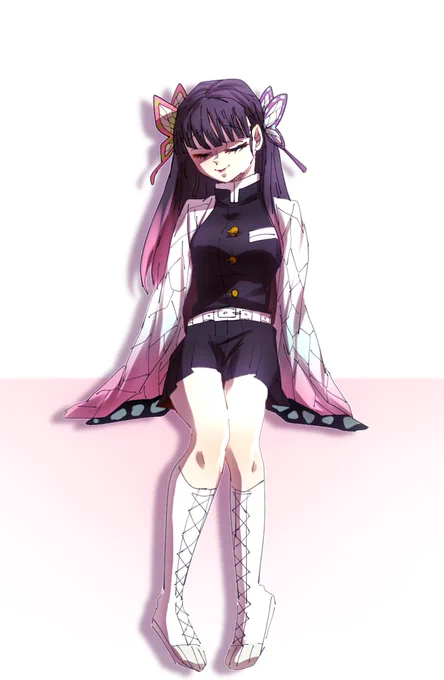 しのぶの髪飾りも付けてたらいいなって…(成長カナヲです?) 