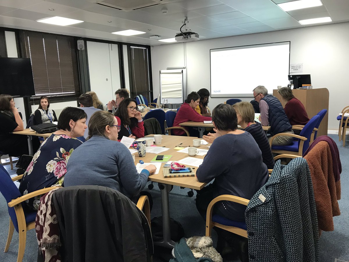 RPandyaWood's tweet image. Jennifer Bostock and I delivering our #ethicalissues #ppi #researchdesign workshop for #NETSCC staff @NIHRresearch @Sharebank1 WessexPin (in festive attire) @NIHR_RDSEM