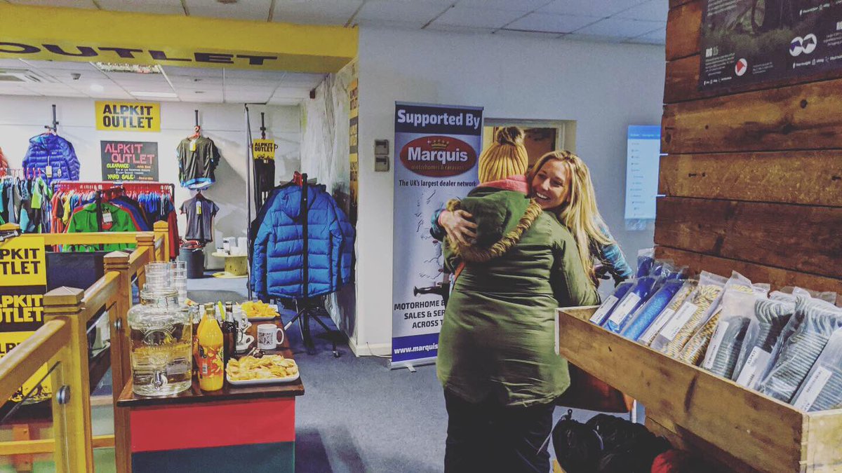 Thanku to all who came to Dream Big last night at @Alpkit Hathersage

Another brilliant eve of adventure talk &amp; plenty of laughs, in adventure HQ

Joined by <a href="/PEndtoend/">Penny EndtoEnd</a> hero Richard for a Q&amp;A, these pics sum up a wonderful, fun, bonkers eve

#dreambig #goniceplacesdogoodthings