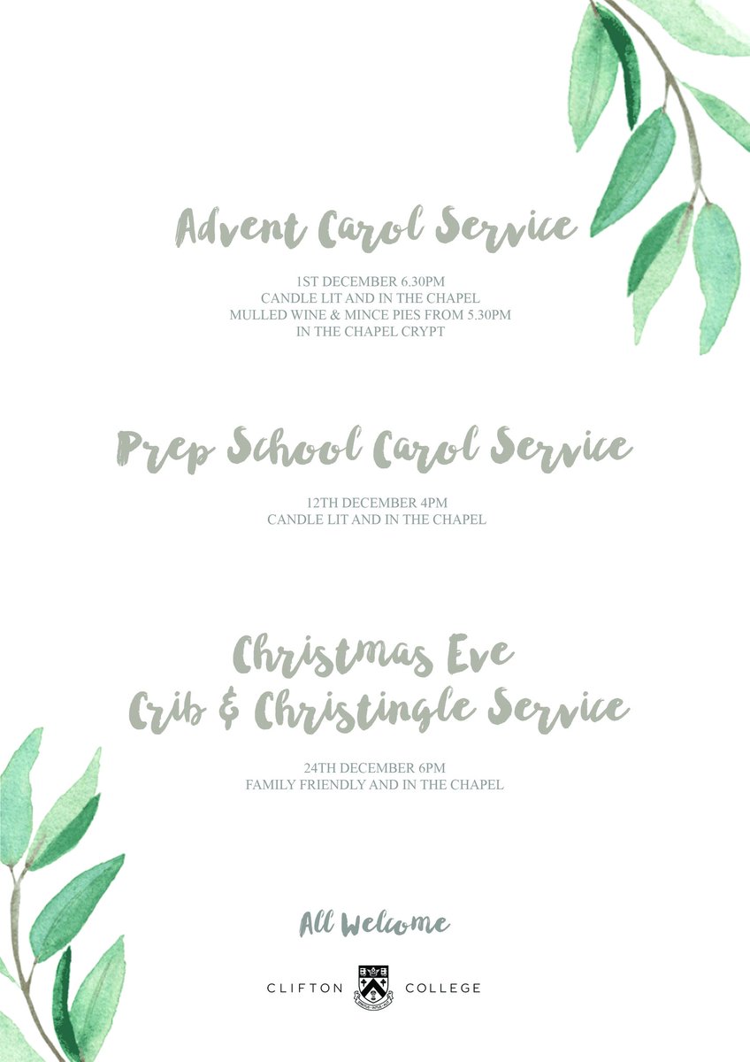 ccolchapel's tweet photo. Services over Christmas https://t.co/zHXfyZma97