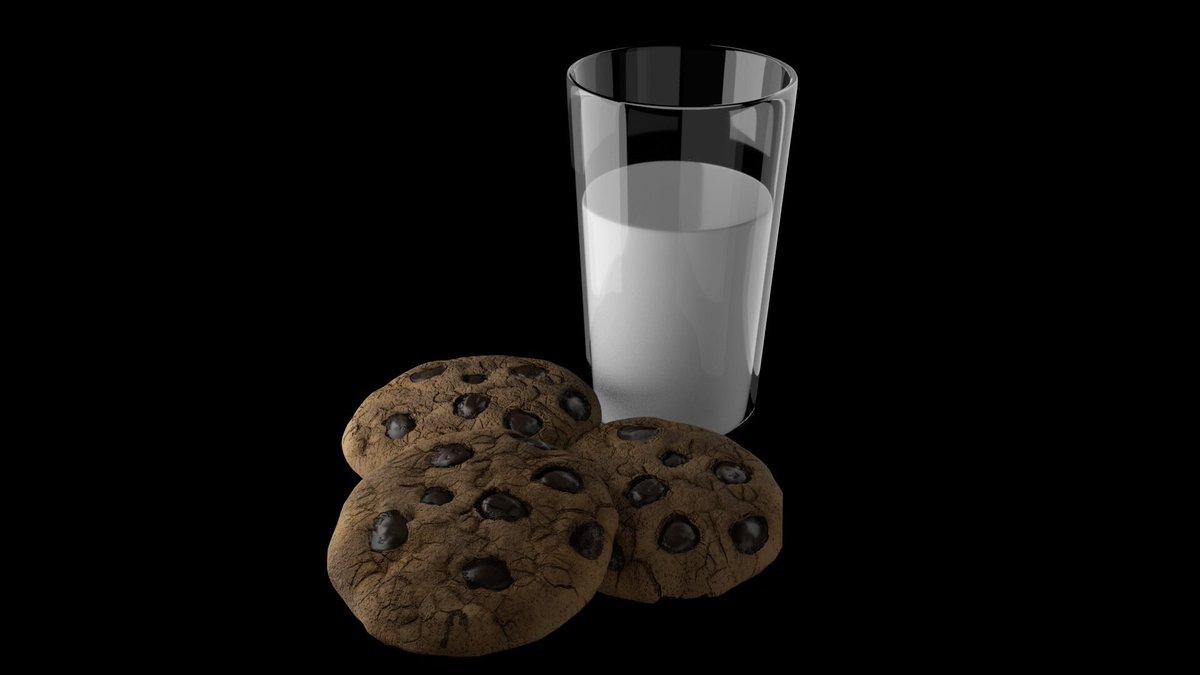 simmikmatharu's tweet photo. Here is Post No.2 of my #12postsofxmas series!! π Enjoy some cookies and milk modelled using Maya and ZBrush and textured in Substance Painter πͺπ₯
#3dart #substancepainter #maya #arnold #ArtStationHQ @TheRookiesCO @ArtStationHQ https://t.co/hQ7XY4LpRT