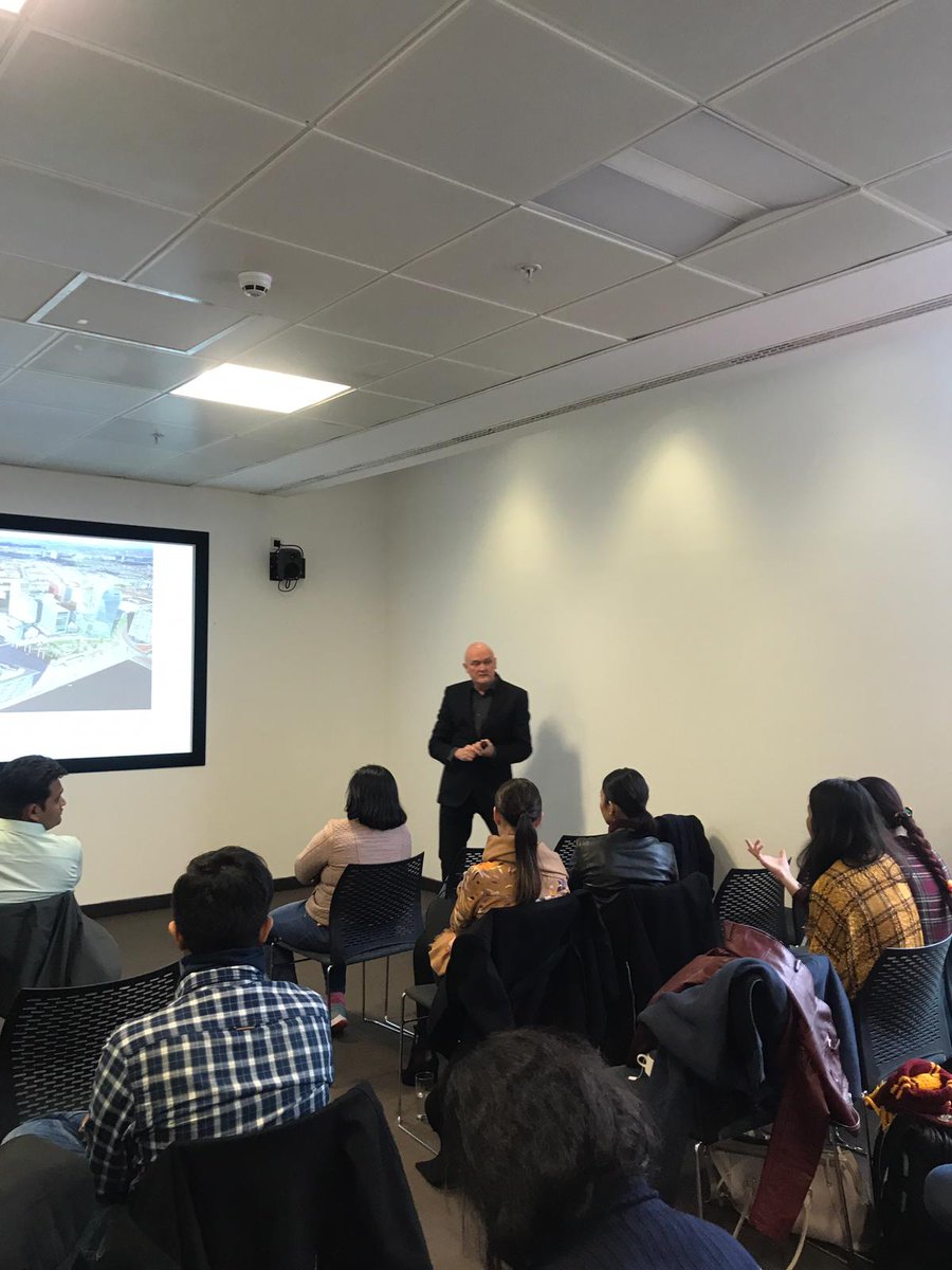 MCRIndia's tweet photo. The @DCMS #GoGlobalIndia 2019 #tech delegation are @TheLandingMCUK learning about:
🔸#Salford's ambition to become a truly Digital City from @DigitalSalford
🔸how #GreaterManchester is one of Europe's largest #digital & #tech clusters from @MIDAS_MCR
#GREATforCollaboration https://t.co/eleTvfQDxy