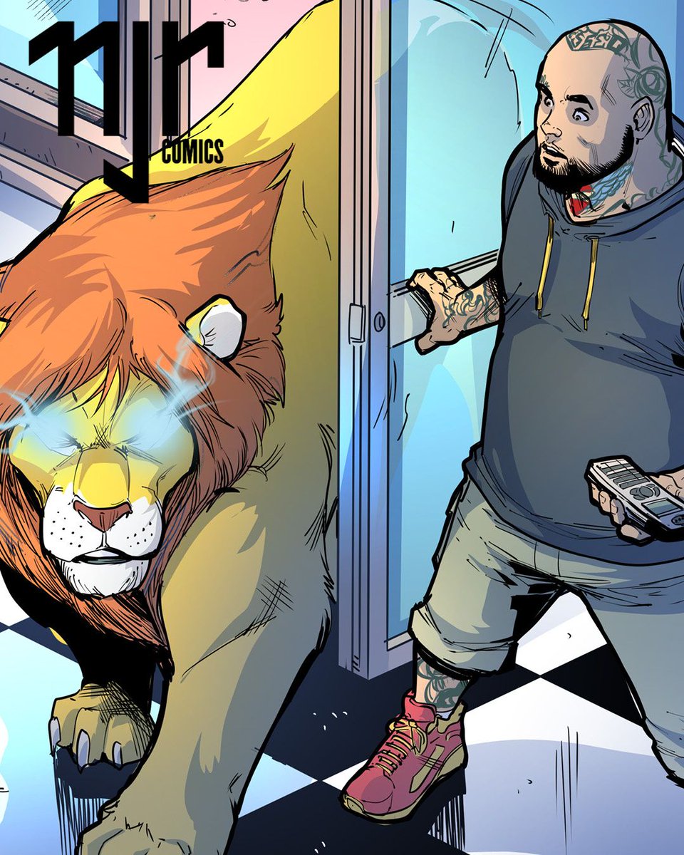 Well, well, well...look who’s back in the tattoo shop. 👨‍🦁🐯 What could  Junior want at @nauticatattoo Could this be related to the robbery? Read about it in today’s episode of Painted Men: 17 Seconds. buff.ly/2J8Fz32
#PaintedMen #neymarjrcomics #comics #freecomics