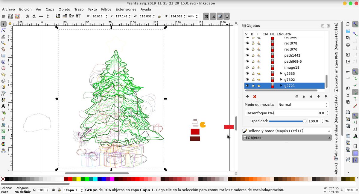 LeonDanArt's tweet photo. #SeguimosTrabajando  #Casual #Jueves   en #Inkscape #Linux #ArchLinux,   #BlancaNavidad  #SegundaPrueba de #color #rbg #cmyk #designer #ArteGeek  #artedigital #vectorart #GraffArt  #disenografico   #freelancer #TrazoaMouse #pixelart   #SoyCampechano https://t.co/onG2srBuol