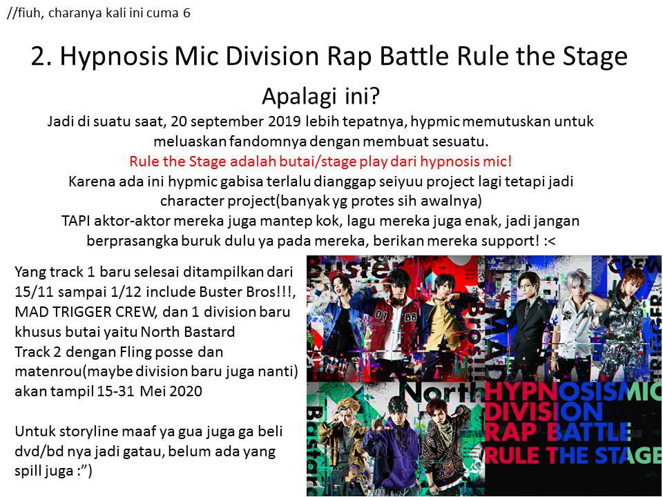 About rule the stage