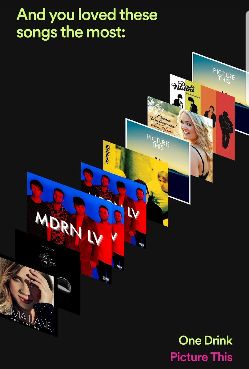 BekkyTaylor's tweet photo. I think spotify is trying to tell me I have a problem with @picturethis https://t.co/NgIVtCwxj2