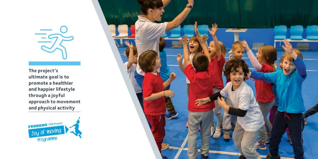 Ferrero_EU's tweet photo. Our #JoyOfMoving ''MindMovers &amp; ImaginAction'' handbook wishes to inspire a new #EducationalModel aiming to develop life skills in children by encouraging:

🔸Movement‍
🔸Cognitive Functions
🔸Creativity

👉https://t.co/xm3MS66l66

@KinderJoyMoving https://t.co/Q0ZZO4zcTs