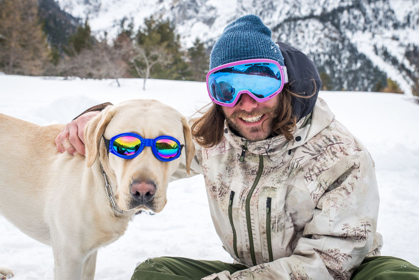 When considering sunglasses for #wintersports, they should provide maximum protection against UV rays where light is magnified and reflected by snow. Look for #polarized or mirror coatings and amber tints, which are easy on eyes, enhance contrast and minimize glare.