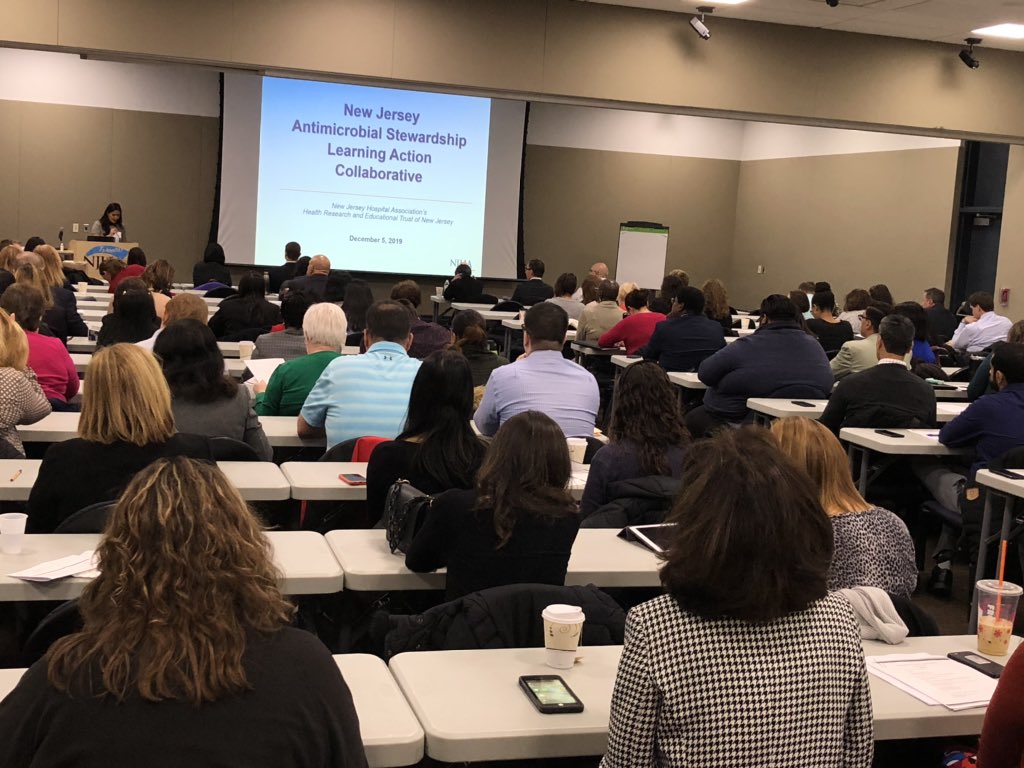 NJDeptofHealth's tweet photo. NJDOH at the NJ Antimicrobial Stewardship Collaborative Annual Conference. Antimicrobial Stewardship refers to a set of commitments and actions designed to “optimize the treatment of infections while reducing the adverse events associated with microbial use.” #NJASP https://t.co/p7A2Mtgpra