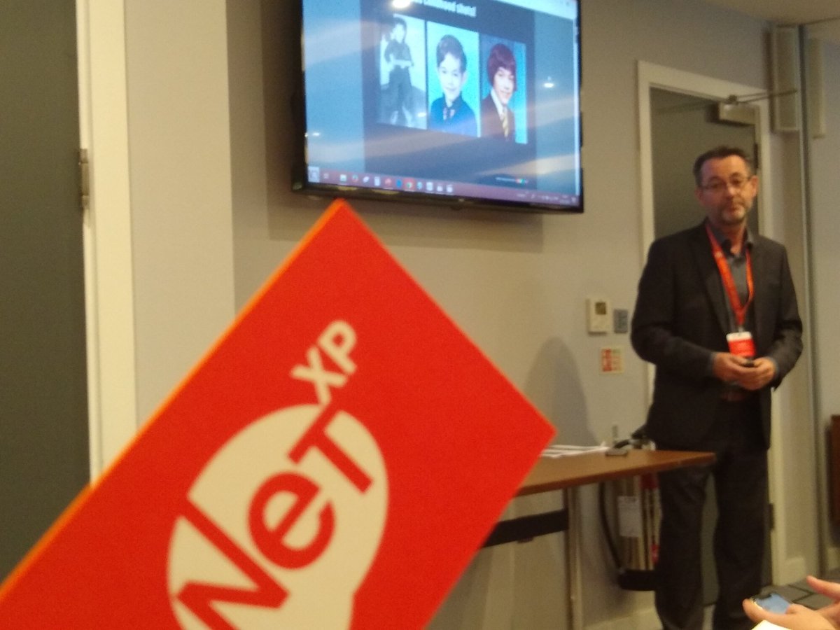 Steve founder of <a href="/FirstFridayNet/">First Friday Network</a> at @1NetXP #Sussex Conference #netxp2019 #netxp19
