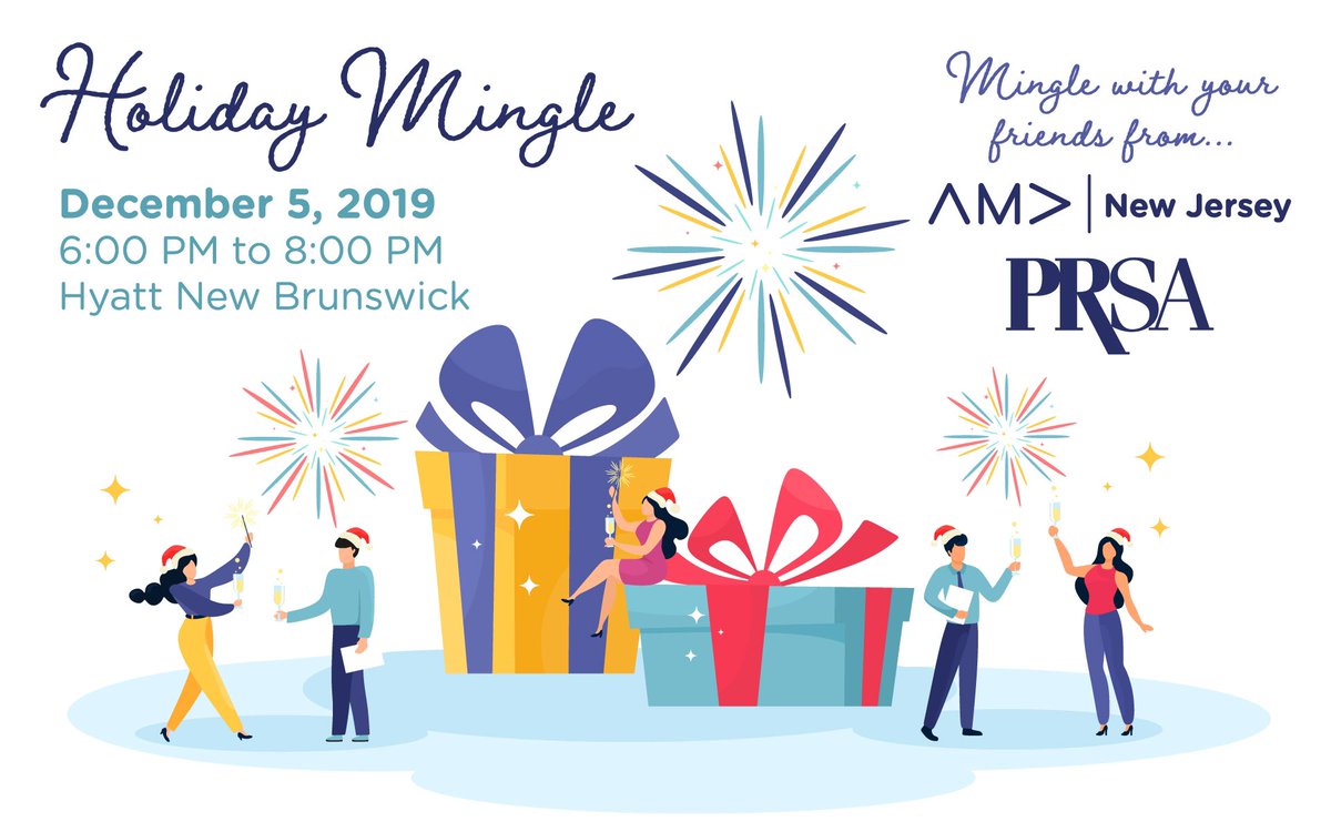 PRSANJ's tweet image. TONIGHT'S THE NIGHT! 🎉

Will you be at the biggest event for #PRSA NJ/AMA NJ this year? Sign up here for your last minute ticket: 
bit.ly/PRSANJholiday