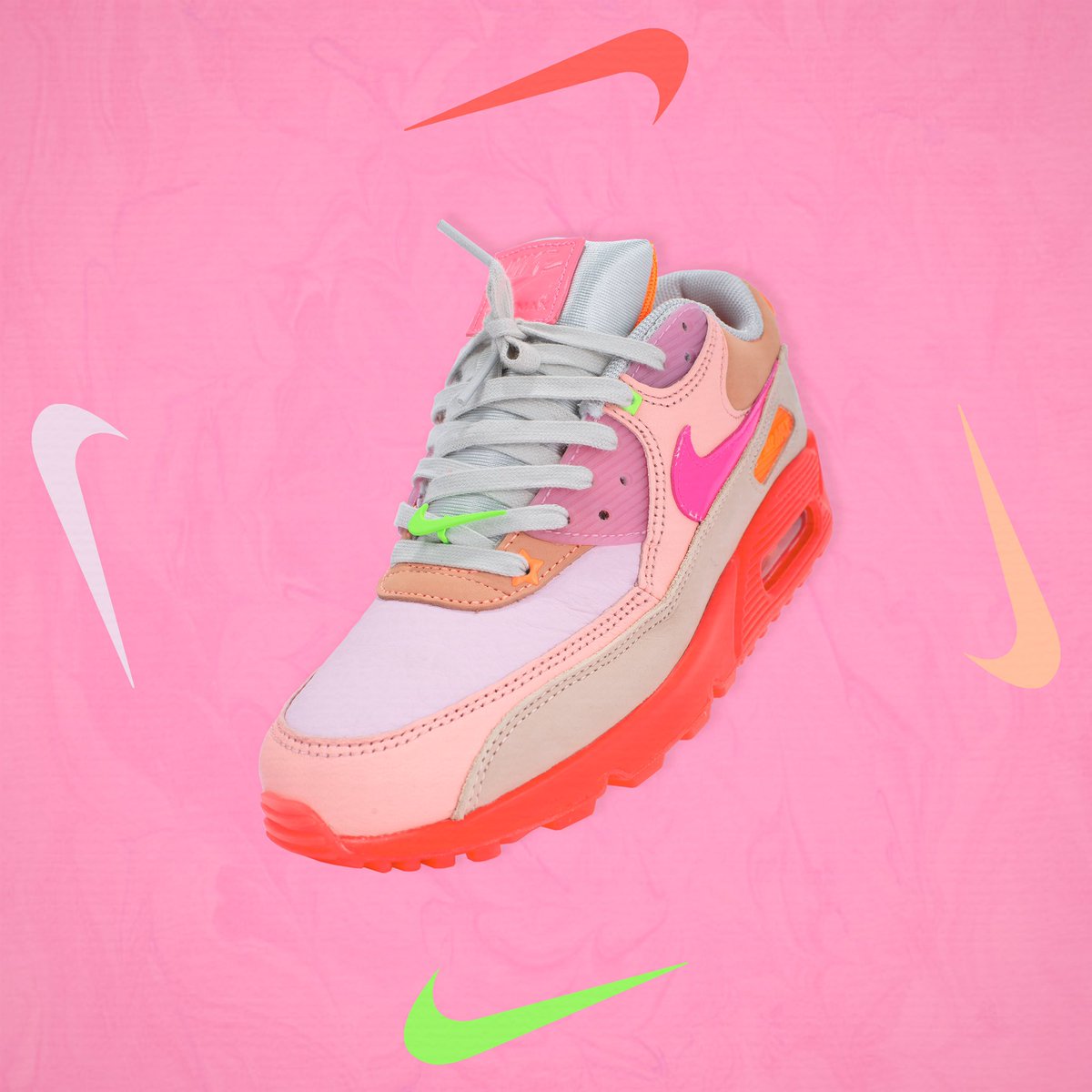 nike air max 90 pink shade