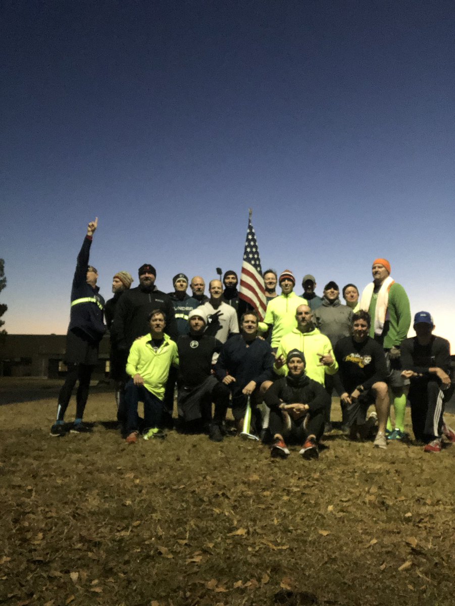 20 PAX all got a little stronger in the gloom at #therush. Thank you to <a href="/F3Novocaine/">Mac Jones</a> for the opportunity to Q!