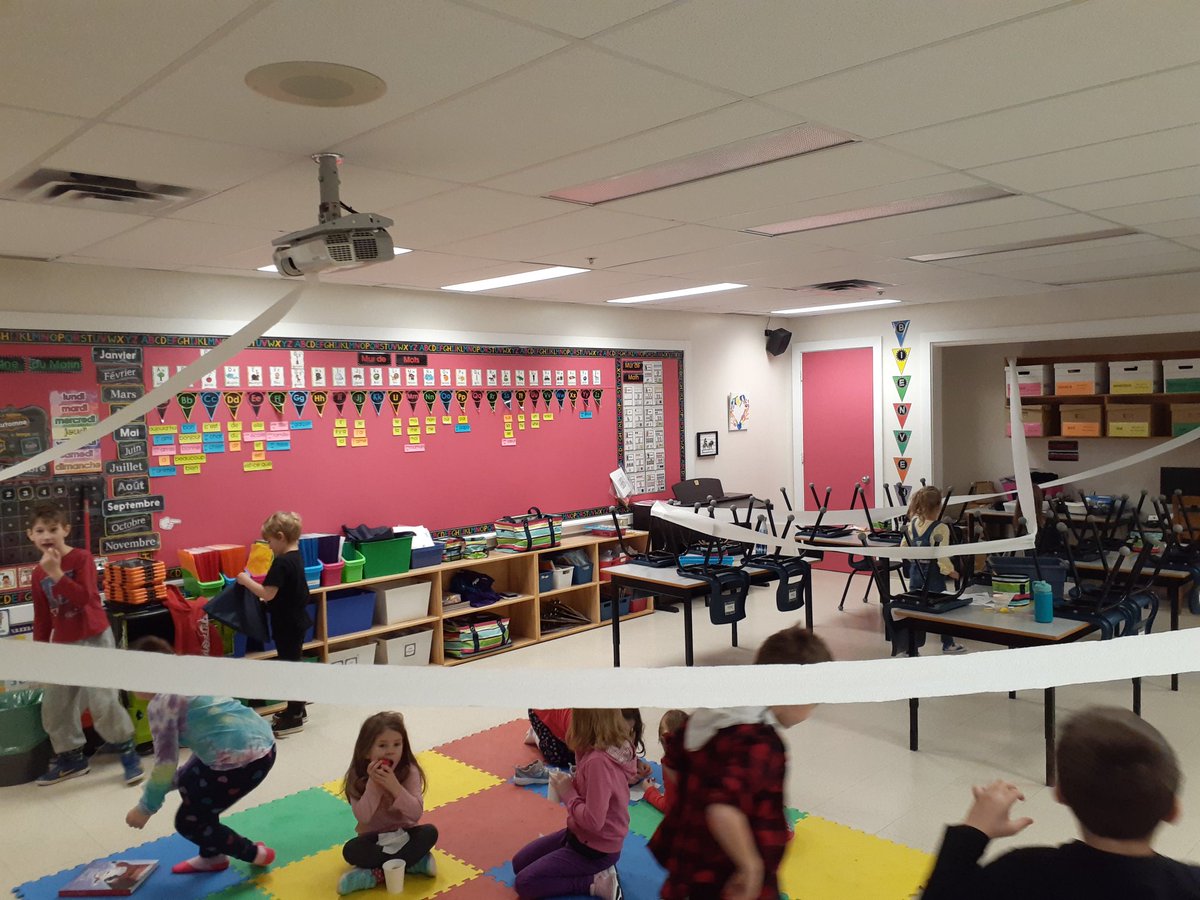 AubeBryanna's tweet photo. Oh non, Biscuit! Our naughty class elf TPed us! 🎅 #PSSLearning @ASDWLimelight https://t.co/Lide2XpFzn