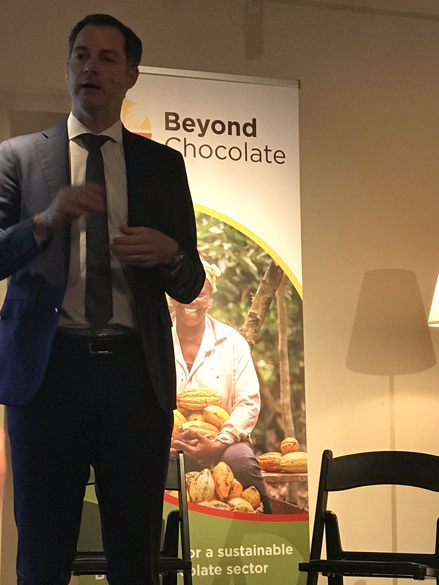 vercaeren's tweet photo. Enjoy chocolate without second thoughts, quotes DeCroo
#BeyondChocolate #DeShift #IDH https://t.co/A2UXRubbH5