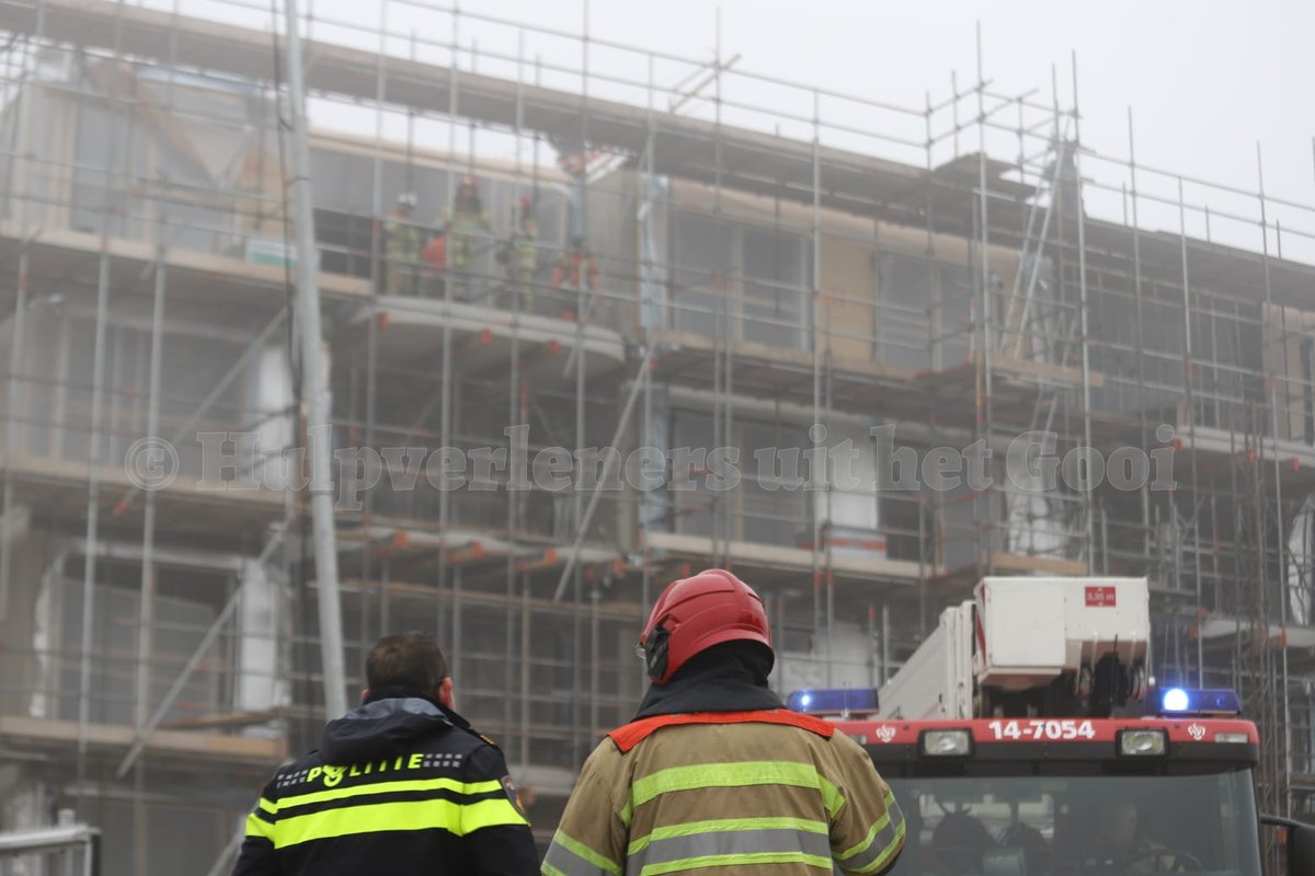 Melding brandweer Kruitpad Muiden