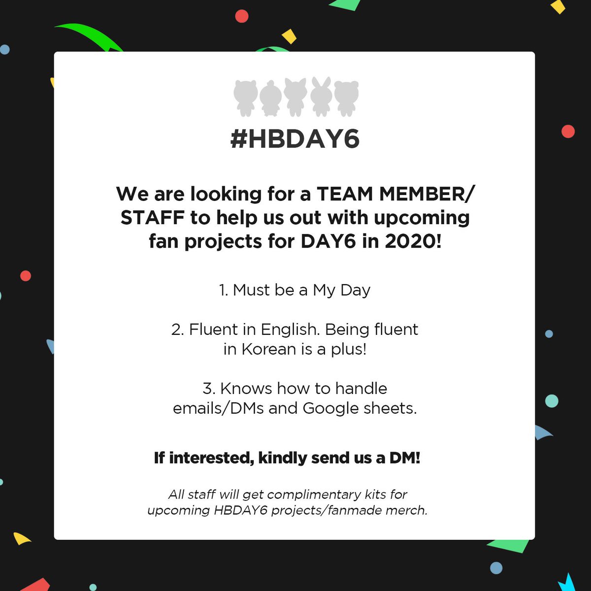 #HBDAY6 Projects tweet media