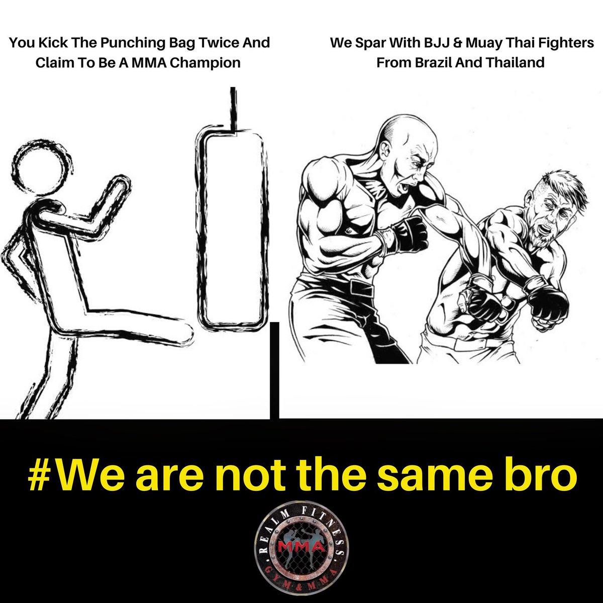 FightRealm's tweet photo. Bengaluru ka asli Fight Club 
ಬೆಂಗಳೂರಿನ ರಿಯಲ್ ಫೈಟ್ ಕ್ಲಬ್
#WeAreNotTheSame #MMA #MEMES #Fightclub https://t.co/Yt1u65lzHS