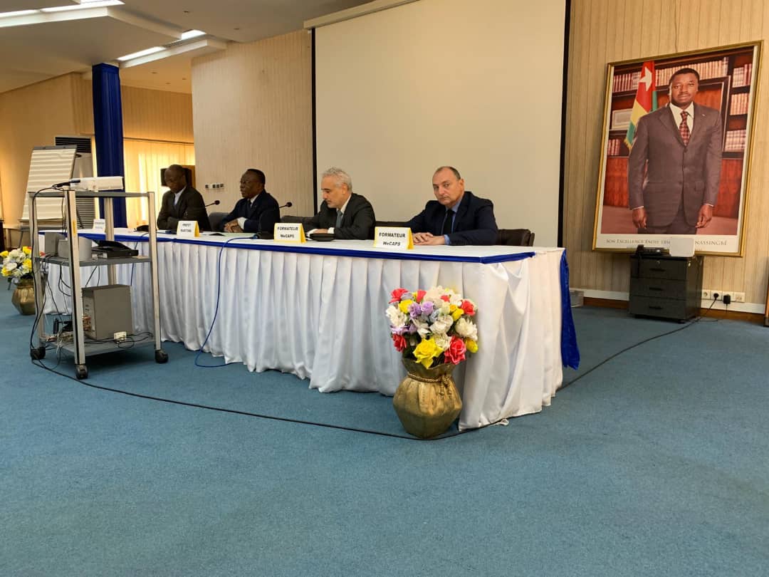 EUWeCAPS's tweet photo. #Flashbach WeCAPS launch ceremony in Togo! The trainings started Monday in Lomé for 94 firefighters & security agents. Tks to the professionalism of our experts & the commitment of the participants the @portdelome is committed to combating risks related to #portsecurity & #safety https://t.co/YoGn9VXb53