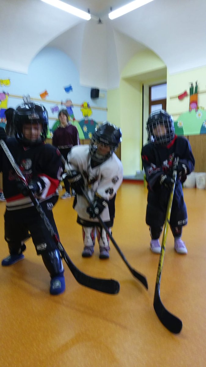 hcgladiators's tweet photo. Eccoli i nostri piccoli futuri GLADIATORS! Propaganda negli asili #hockey #HockeyTwitter #hockeyschool #younggeneration #sportvda @fisg_it https://t.co/FxEWeMkEyi