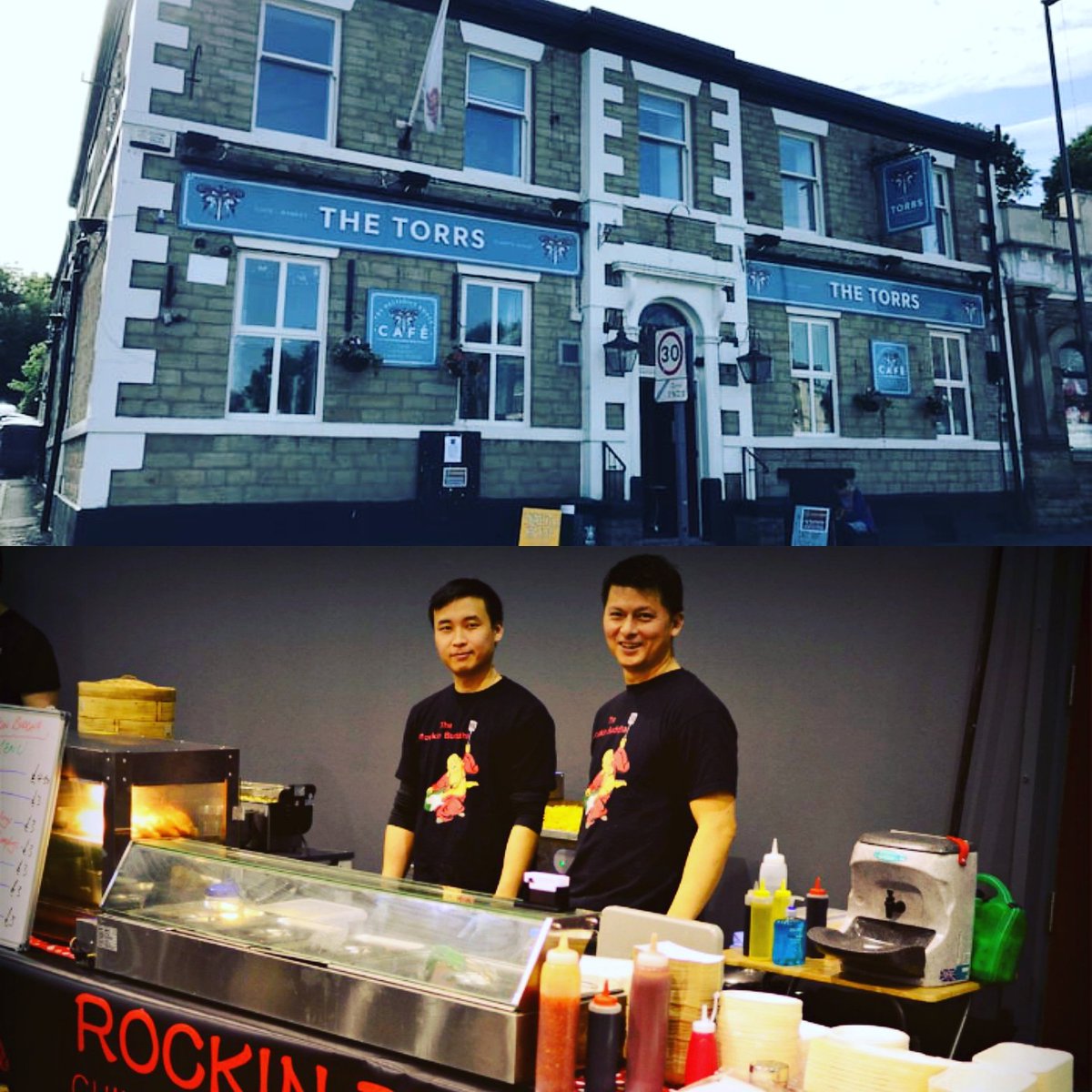 Find us this evening at <a href="/TheTorrs/">The Torrs Apartments, New Mills</a> in New Mills from 5 to 8pm for a taste of our #Chinese #Vegan #streetfood 🍷🥡🍻 #ThursdayMotivation #Vegan #newmills #bar #family #dogfriendly #Christmas #veganfood