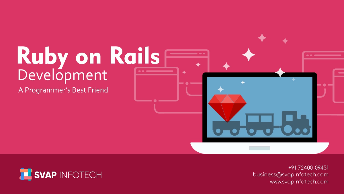 InfotechSvap's tweet image. Hire SVAP Infotech for world-class Ruby-on-Rails Development services.
.
Reach out to us today!!
E-mail - business@svapinfotech.com
Phone - +917240009451
.
#rordevelopment #rubyonrails #rubyonrailsdevelopment #hirerordeveloper