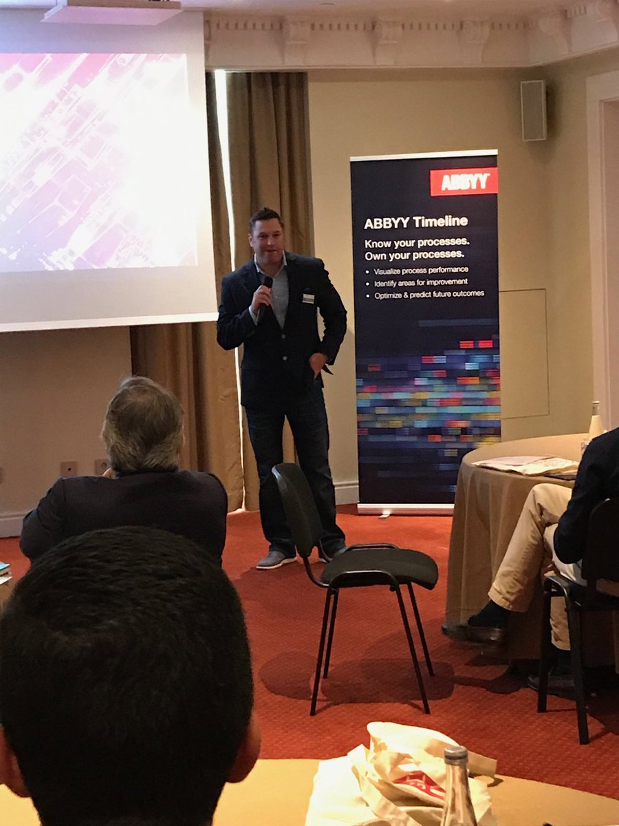 ABBYY_Software's tweet photo. Today we're in Lisbon with our partner @Capgemini, presenting #DigitalIQ and #ProcessIQ to our customers to enable them have a successful #DigitalTransformation Journey. Thank you for a great overview and deep insights on #DataCapture #MobileCapture #ProcessMining #RPA, and more. https://t.co/I749y0dnBS