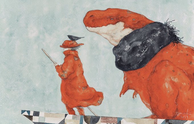 「hat oversized animal」 illustration images(Latest)