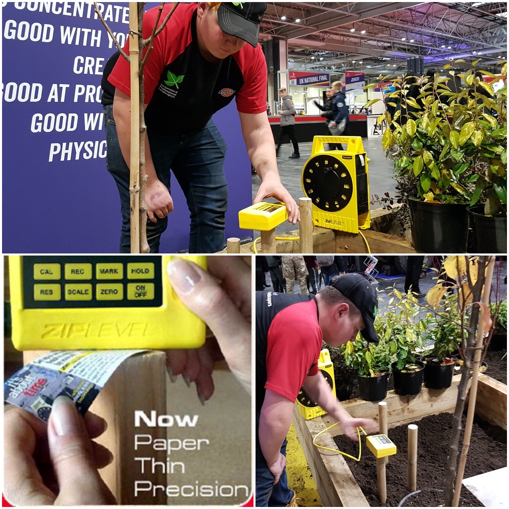 GroundscareP's tweet photo. What a great introduction to top of the range survey tools for young competitors at the @worldskillsuk event this year at the NEC Birmingham.
@GroundscareP made Ziplevels available to the young Landscapers who used them in the construction of Show Gardens. https://t.co/YjqM4U1awG