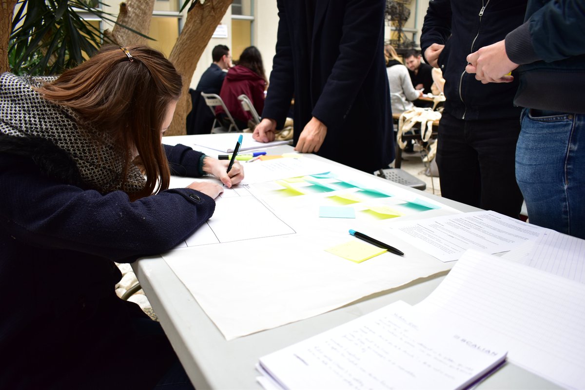 HackathonQEO's tweet photo. Réflexion des 24 équipes d'étudiants sur les problématiques proposées par les #entreprises. Les thématiques sont variées : #Qualité #Logistique #AméliorationContinue #ExcellenceOpérationnelle #QSE #LeanManagement #Sécurité https://t.co/PJQCdoTxDy