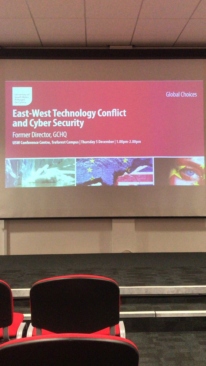 UKCybata's tweet image. Looking forward to more #learning #cpd @UniSouthWales . What can the SME population learn from an “East-West Technology Conflict and Cyber Security” presentation?