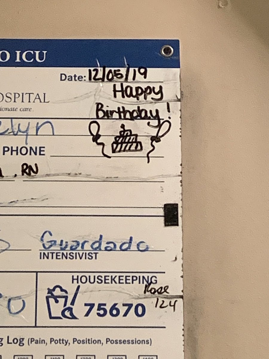 electricxlady's tweet photo. The docs wished me a happy bday 😇 https://t.co/qyixeoYH2d