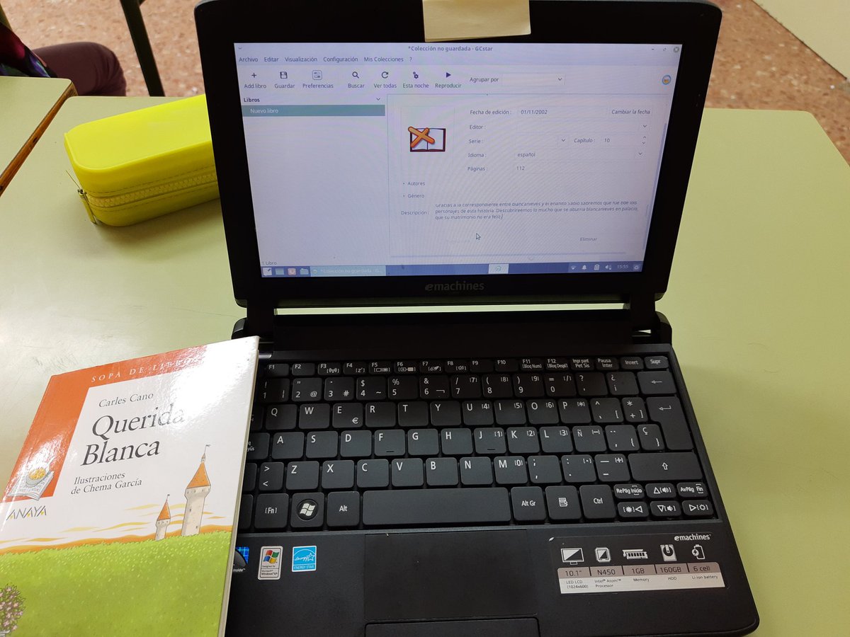 MMCCAvila's tweet photo. Continuamos creando fichas de lectura con #GCstar #opensource #BookXXI #SeguimosAprendiendo @CFIE_Avila @AvilaEducaJCYL https://t.co/t3GpGH962B