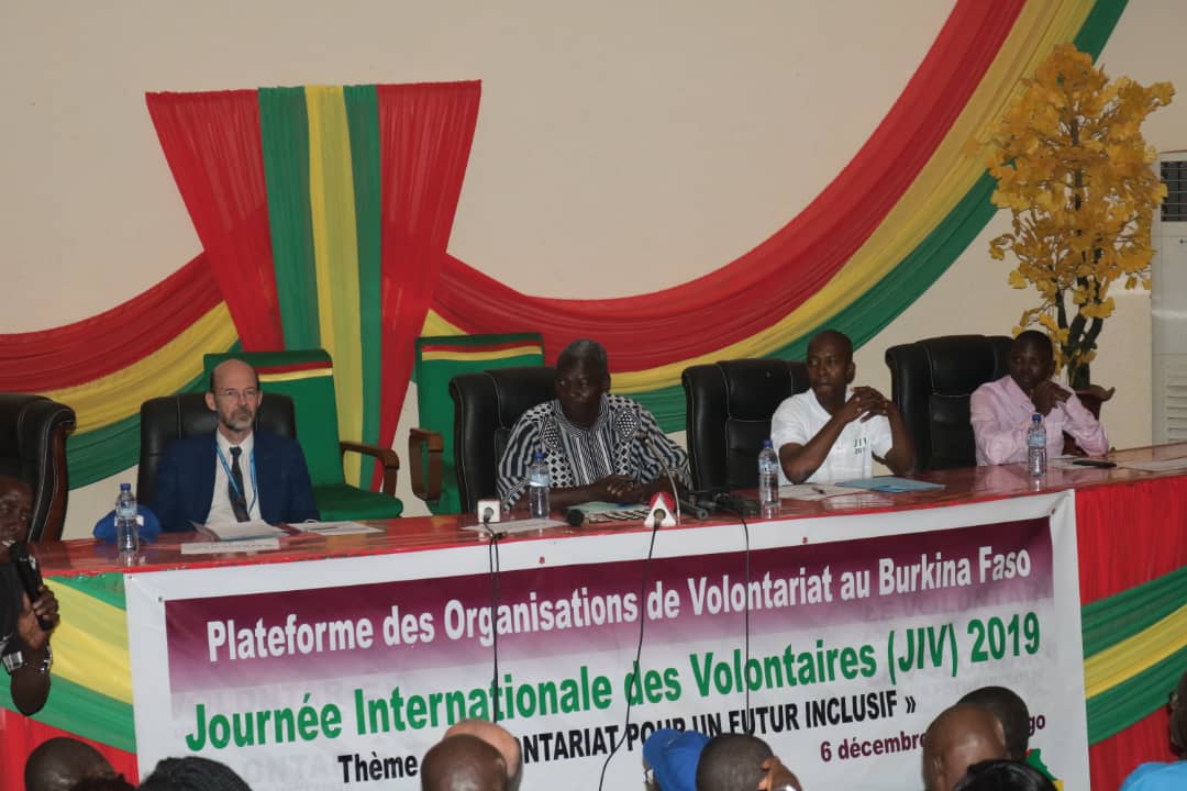 DianeWendabo's tweet photo. #JIV2019: Cérémonie officielle de la journée internationale du volontariat, jeudi 05 décembre 2019 à Ouagadougou.
#volunteer4inclusion 
@BurkinaFaso🇧🇫
@PNUD_BFA ,@UNV_ROWCA https://t.co/qON5SOsmg5