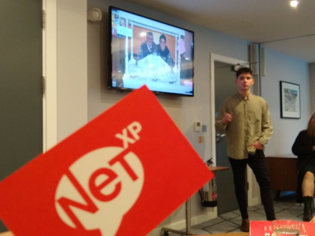 Harry from <a href="/KartKompany/">Kart Kompany</a> sharing his startup story at @1NetXP Sussex Conference #netxp2019 #sussex