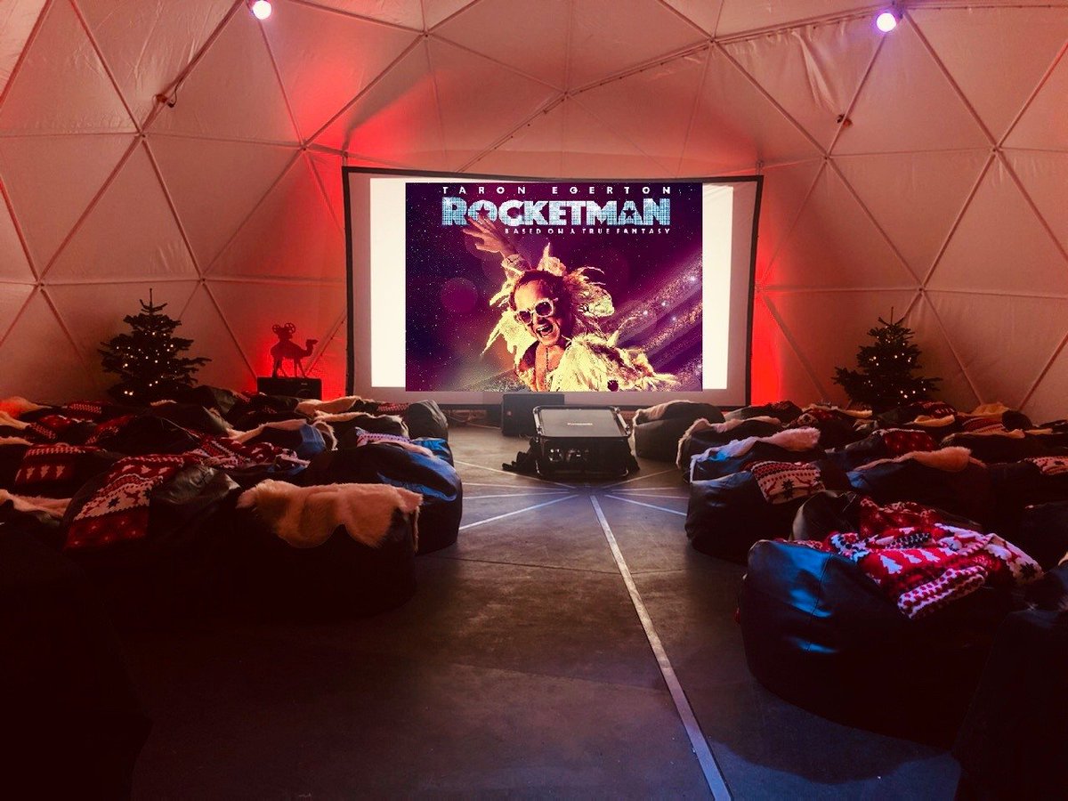 Come and get cosy, our igloo doors are open! Tonight we screen Rocketman, with tickets still available on the door. 🚀 Find us at Citypoint, 1 Ropemaker Street, City Of London, EC2Y 9HU. Doors at 6pm for film at 7pm. #popupcinema #whatsonlondon