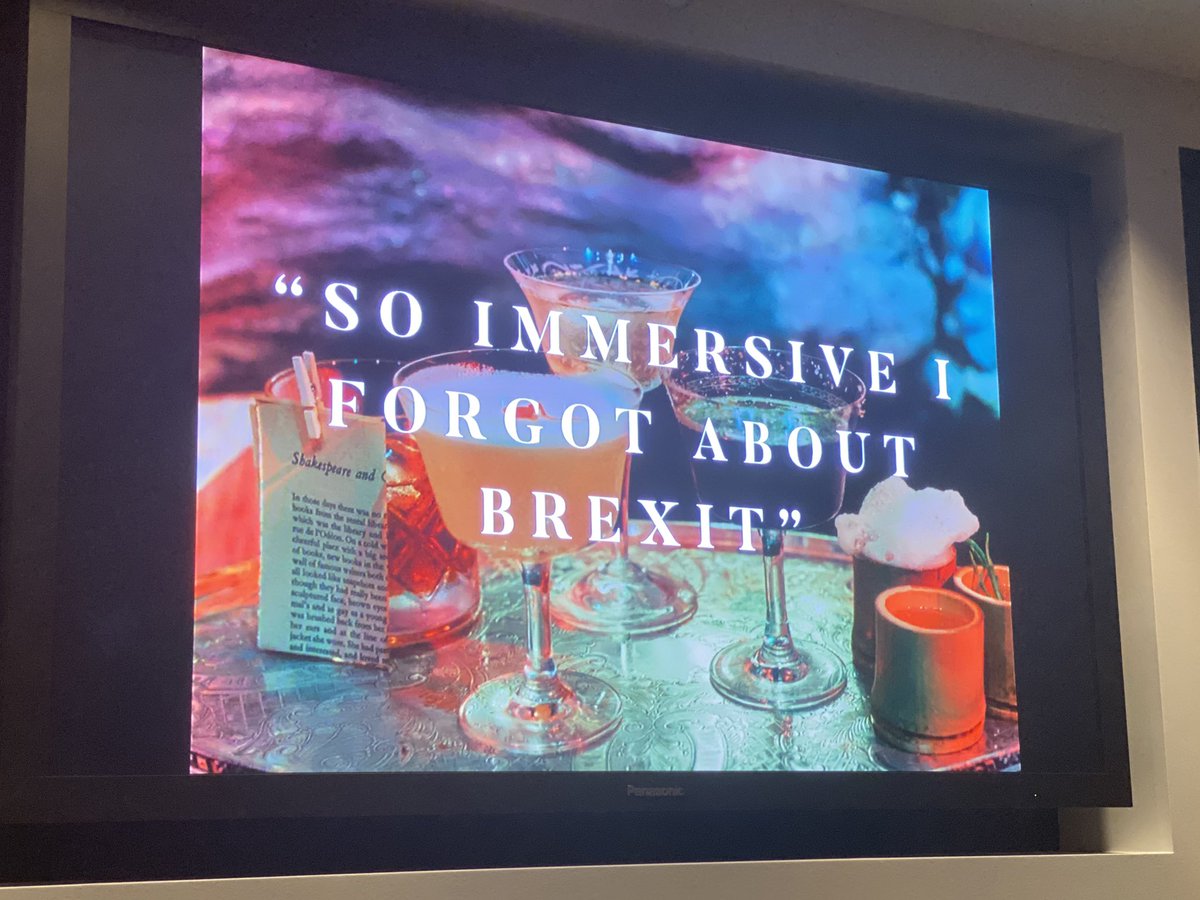 Blooloop's tweet image. Changing hearts and minds through #immersive experience @BompasandParr #blooloopLIVE #Brexit