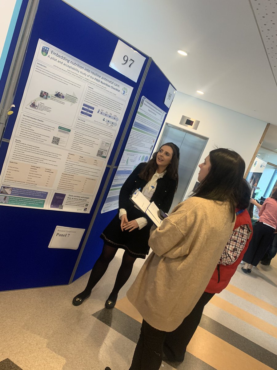 @SLK_RD one of fantastic #phdstudents presenting her work on the @FIGOHQ #nutritionchecklist, see if you can use the QR code to find out more! Very #hightech #maternitycare #collab #internationalresearch @UCDMedicine #researchsymposium