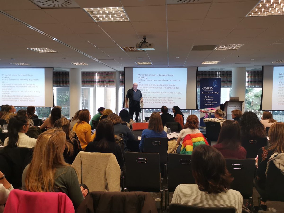 osirisedu's tweet photo. Neil Griffiths explains how to use role-play to develop literacy. #EYCON #EarlyYears https://t.co/DLa3k8E9YS