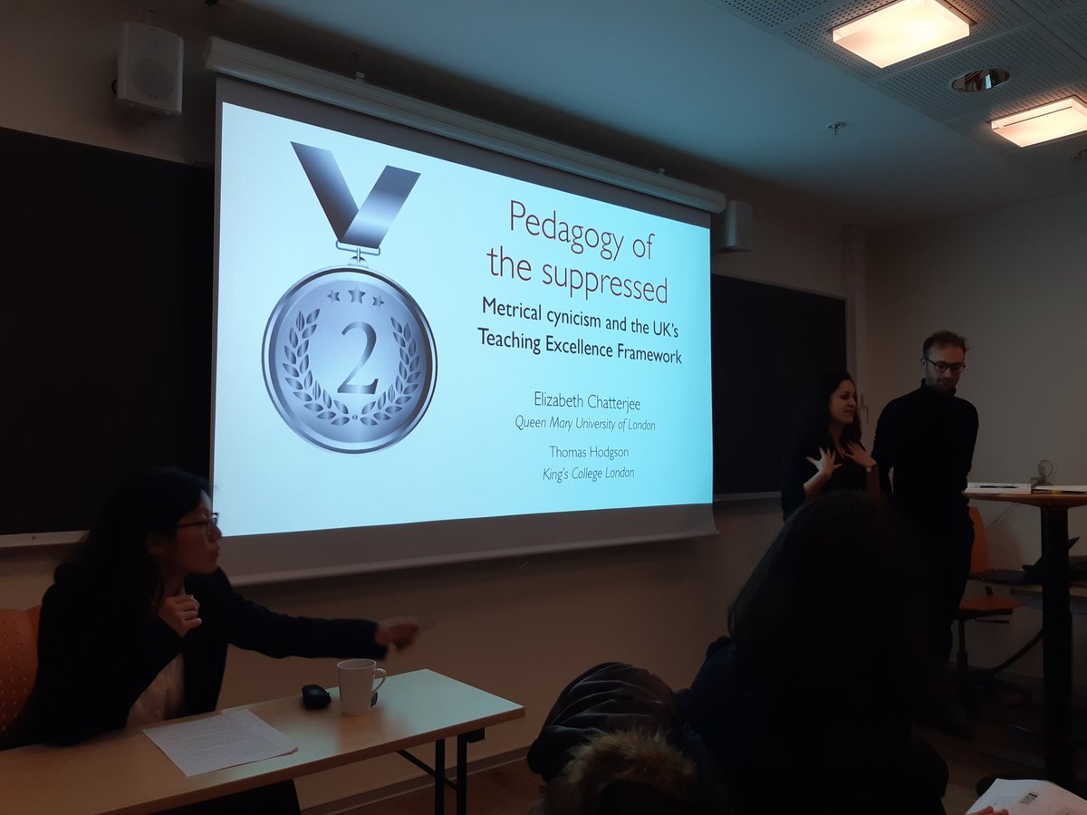 sidsareen's tweet image. First day post @ucu labour union strikes at UK universities, here are @natterjee and Thomas Hodgson on the pedagogy of the suppressed! @vitenskapsteori #EthicsofQuantification