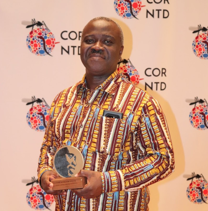 COR_NTD's tweet photo. ICYMI: Professor John Owusu Gyapong of @UHASGhana  wins 2019 Kyelem Prize for his efforts to #beatNTDs https://t.co/Yel4Opo23E https://t.co/C5OkHvpl8z