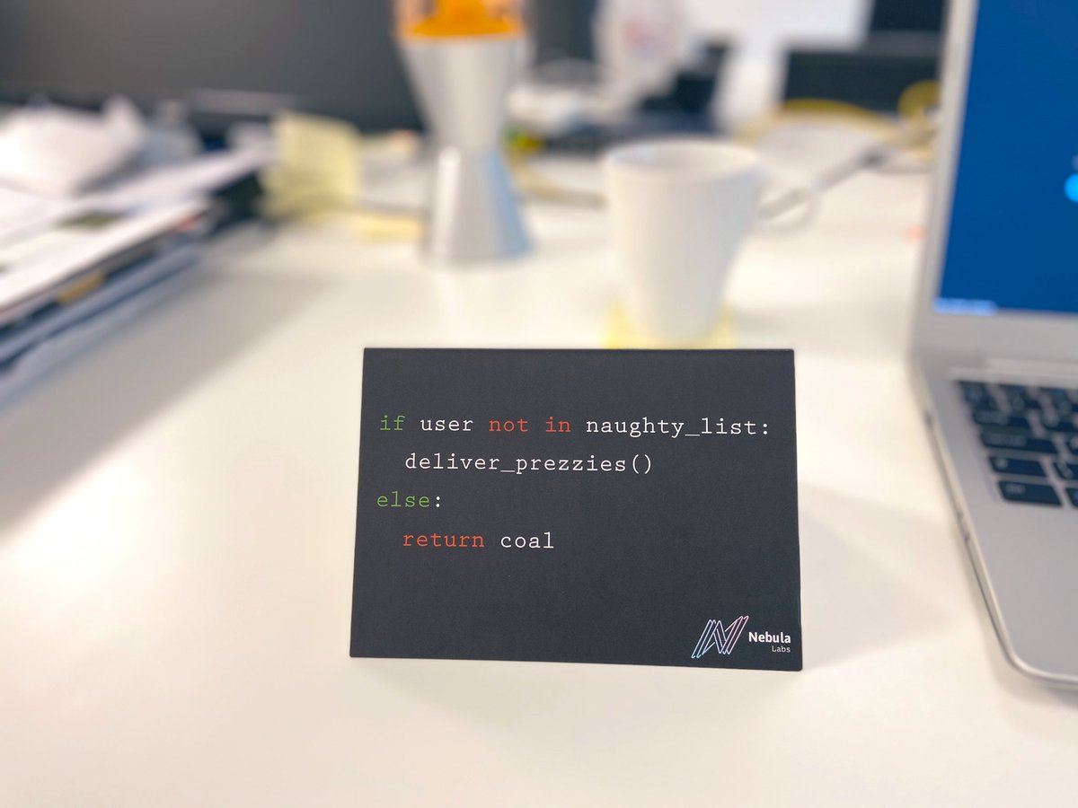 We always look forward to the <a href="/NebulaLab/">Nebula Labs</a> Christmas card, thanks team! 😄🥳🎅