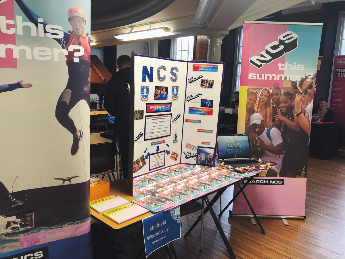 Brilliant morning <a href="/KESSheffield/">King Edward VII School, Sheffield</a> Year 11 Careers Fair.✍️
Year 11 keep your eye out for us in your assembly next Tuesday 10th Dec To see how NCS can shape YOUR Summer 2020.

OFFER running until 31/12/2019, WHOLE 4 weeks for JUST £30! Sign Up at wearencs.com/sign-up-to-ncs.  

<a href="/SWFCCP/">Sheffield Wednesday Community</a>