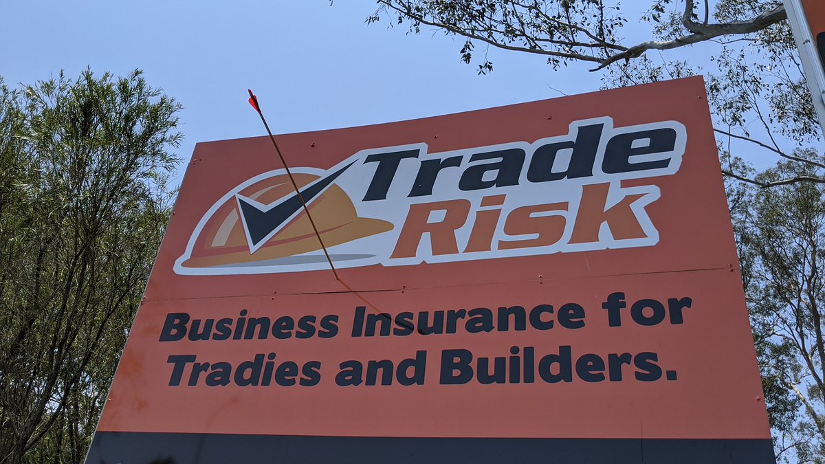 traderiskau's tweet photo. 🏹 Our billboard has been used for target practice! 🎯😳 Hopefully random and not someone trying to send a message! 🤣 https://t.co/oL3p02ewK8