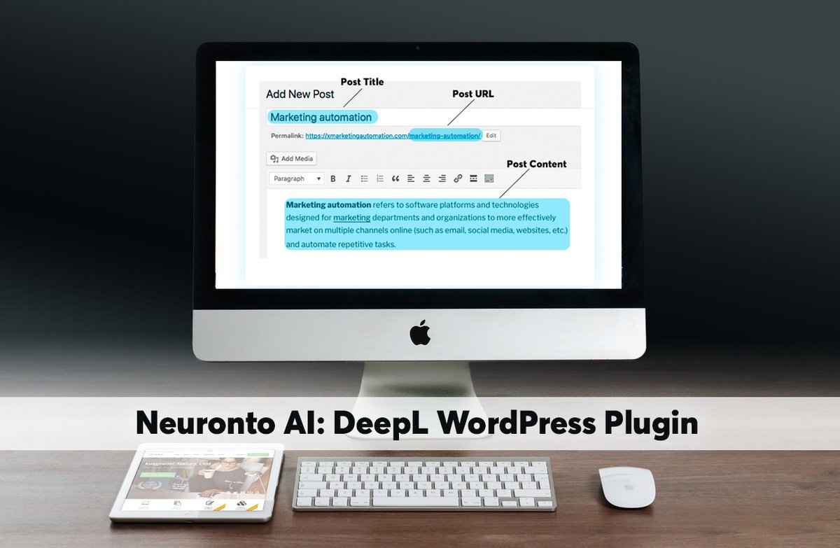 Neuronto — DeepL WordPress Plugin tweet media