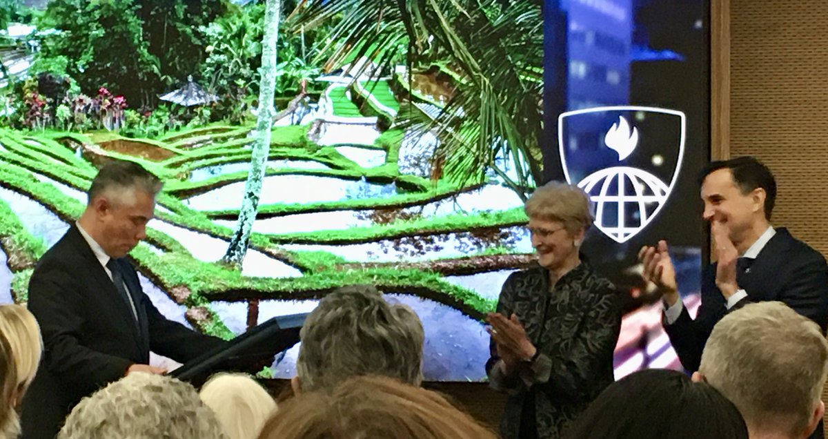 Truly honored to be installed as the inaugural Robert S. Lawrence Professor at <a href="/JohnsHopkinsSPH/">Johns Hopkins Bloomberg School of Public Health</a> <a href="/JohnsHopkinsEHE/">JohnsHopkinsEHE</a> <a href="/livablefuture/">Livable Future</a>. Thank you to my family, friends, mentors, and colleagues for your support every step of this journey.