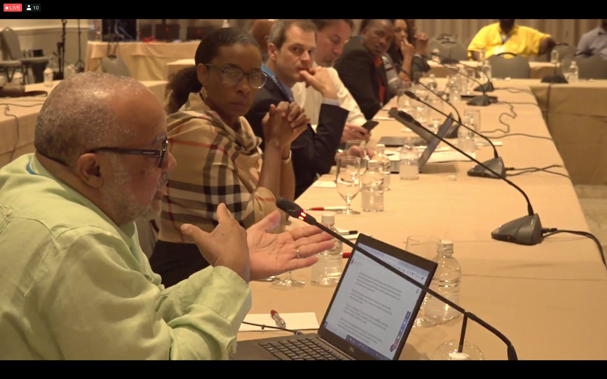 Didacus Jules of <a href="/oecscommission/">OECS Commission</a> discussing the role of regulators: Guaranteeing access, guaranteeing quality and guaranteeing affordability.
#StateoftheCaribbeanInternet #SOCIS2019