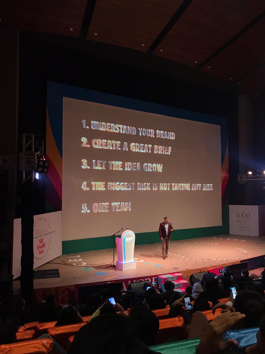AdAsialahore's tweet photo. @fer_machado123 explained his 5 rules of marketing and closed his remarkable presentation by the famous verse
"Jinnay Lahore ni vekhya, oo jamya he nae". 

#AdAsiaLahore #AdAsiaPakistan https://t.co/HvI0RnC8hH